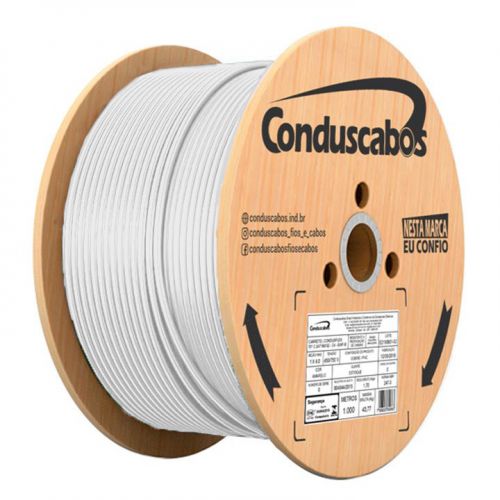 CONDUSCABOS - CABO FLEX 750V 6,0MM BR BOB/ 600M