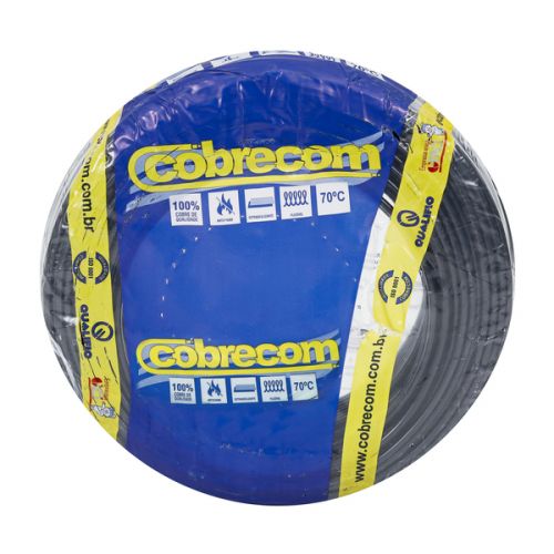 COBRECOM - CABO PP 0500V 2X4,00 R/100M