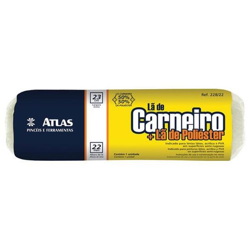 ATLAS - ROLO LA 23 CARNEIRO POLIESTER 228/22