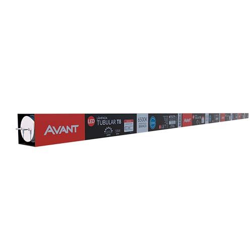 AVANT - LAMP LED TUBULAR T8 18W VIDRO 6500K