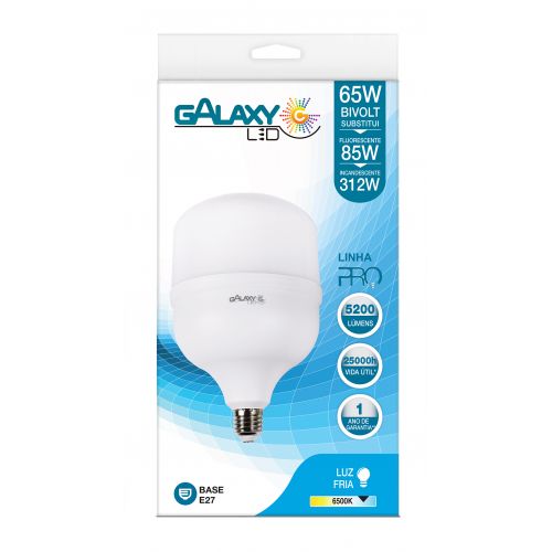 Imagem do produto GALAXY - LAMP LED ALTA POT  65W-5200LM 6500K*